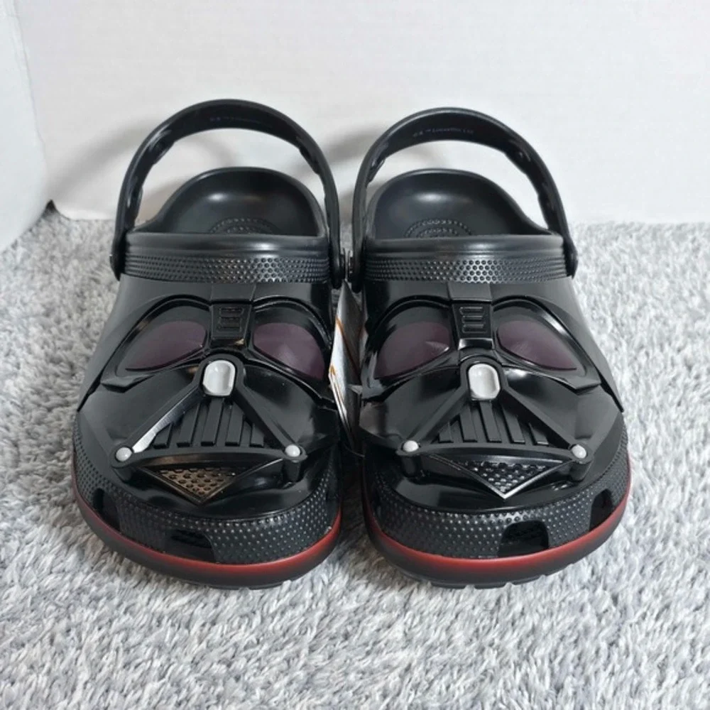 Crocs Star Wars‎ Darth Vader Classic Clogs Black Mens 8 Womens 10 211774-90H NEW